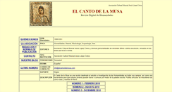 Desktop Screenshot of elcantodelamusa.com